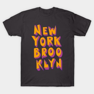 Brooklyn Burst: Dive into the Electric Energy of NYC's Creative Hub T-Shirt